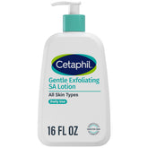 Cetaphil Gentle Exfoliating SA Lotion bottle close-up highlighting daily hydration