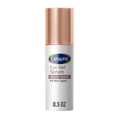 Cetaphil Healthy Renew Eye Gel Serum bottle close-up, lightweight hydration for day-long moisture.