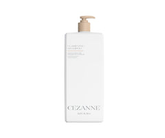 Cezanne Clarifying Shampoo bottle front for oil-free cleansing on all hair types.