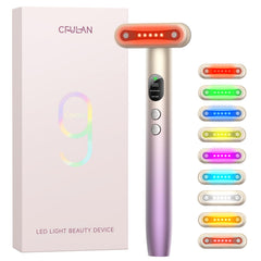 CFULAN 9-in-1 LED wand for the face delivers targeted light therapy.