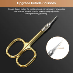 CGBE Cuticle Scissors ergonomic design for comfortable grooming