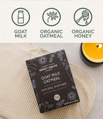 Chagrin Valley Goat Milk Soap Unscented packaging suitable for sensitive skin care.