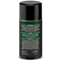 CHAMUEL MEN bottle close-up highlighting jojoba oil and shea butter for skin comfort