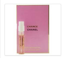 CHANEL Chanel Chance mini vial on card, ideal travel sample for on-the-go fragrance.