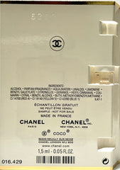 CHANEL Coco Mademoiselle ornate bottle detail evokes timeless sophistication.