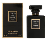 CHANEL Coco Noir bottle front view, ideal for elegant evening wear