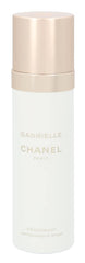 Chanel Gabrielle deodorant spray being misted for quick, invisible protection.