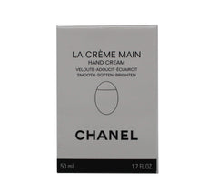 CHANEL La Crème Main bottle provides luxurious hand hydration.