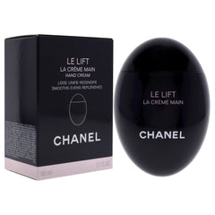 CHANEL Le Lift Creme Main application on hand demonstrates quick-absorbing feel