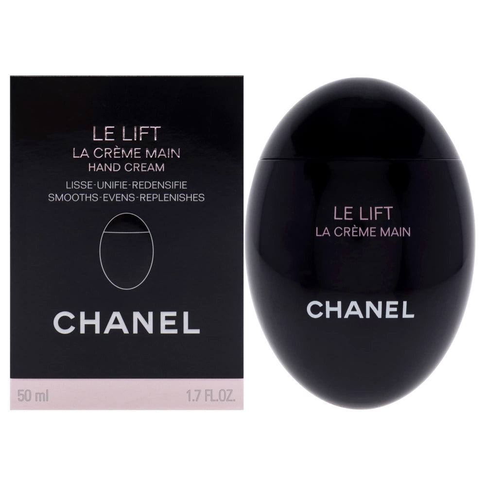 CHANEL Le Lift Creme Main jar enhances hydration for smoother hands