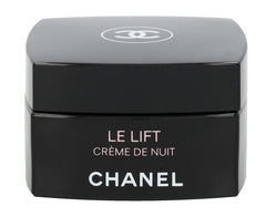 CHANEL Le Lift Night Cream texture swirl demonstrates smooth, luxurious application