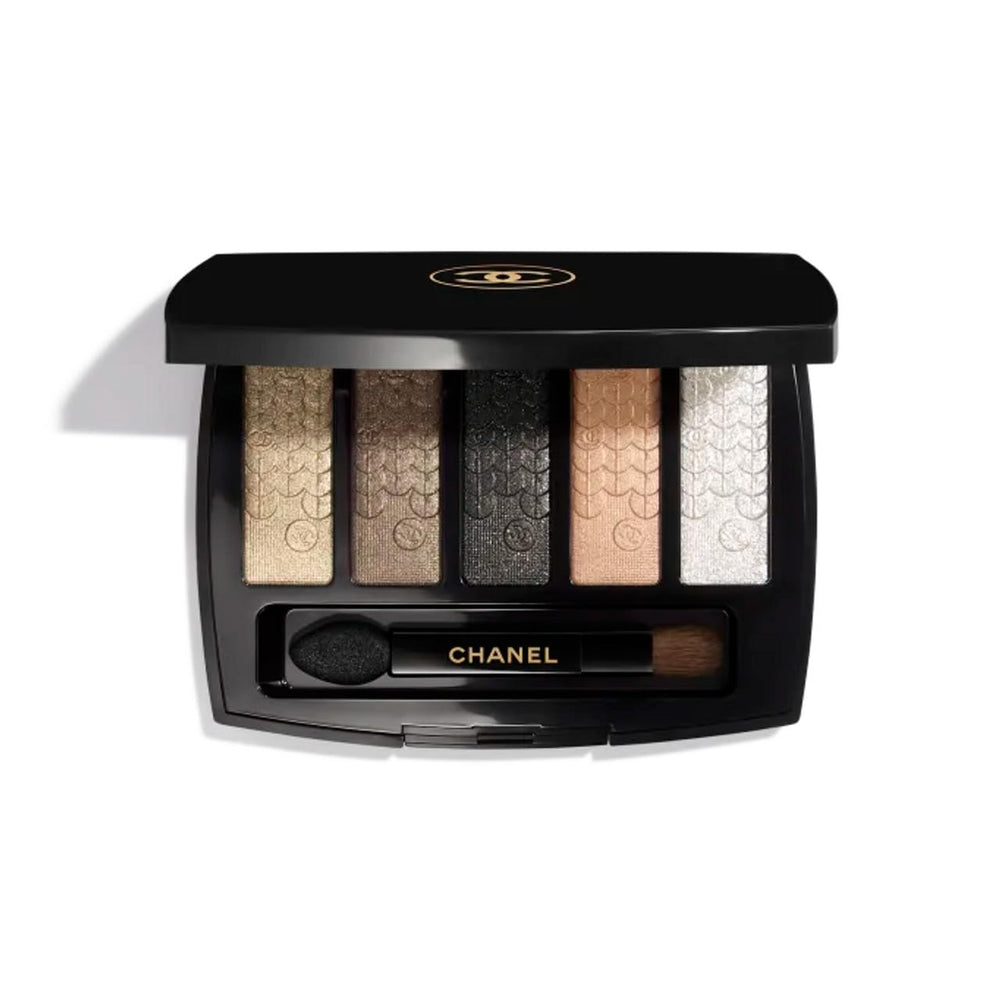 Chanel Lumiere Graphique Eyeshadow Palette—limited edition, luminous shades for versatile day-to-night looks.