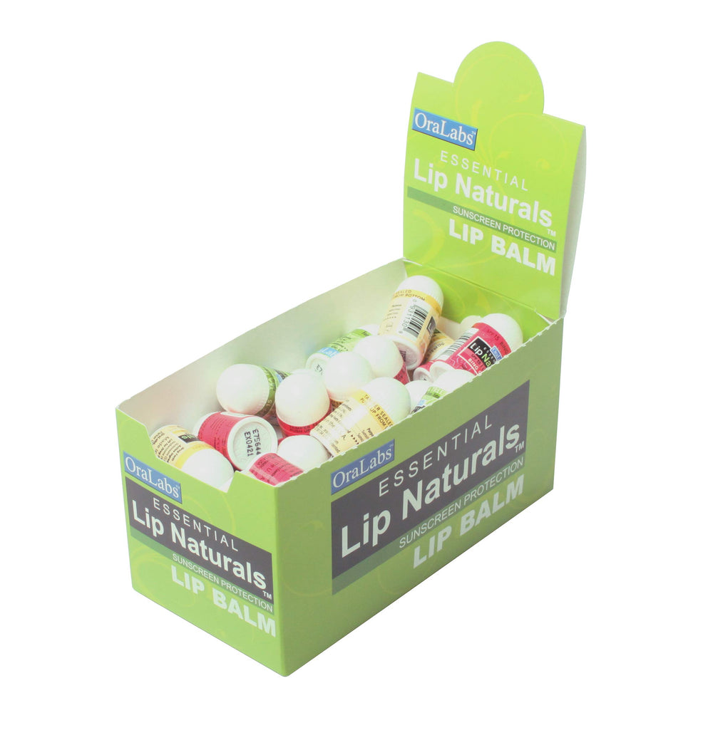 CHAP-ICE Lip Naturals Mini Balm mint packaging highlights portable lip care with SPF-15 protection