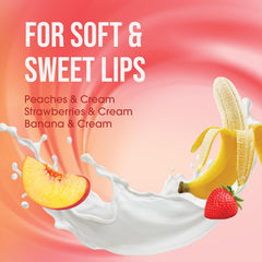 ChapStick Strawberry Lip Balm from Fruit & Cream, non-sticky hydration on the go.