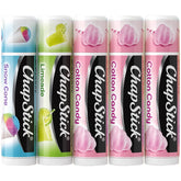 ChapStick Vacation Getaway Snow Cone lip balm close-up, hydrates lips for smooth daily wear.
