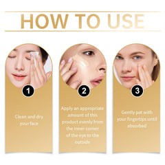 Charm Kiss Eye Corrector applicator close-up ready for precise application