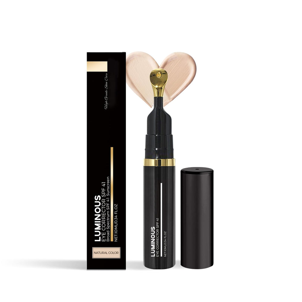 Charm Kiss Eye Corrector bottle with SPF 41 for daytime coverage and brightness
