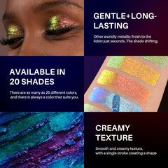 CHARMACY vegan cruelty-free glitter formula with ethical badge visible on packaging.