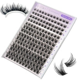 Charmily Lash Clusters deliver a wispy natural look with an ultra-thin invisible band.