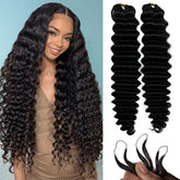CHARMING YOU feather crochet bundles offer a natural full look.