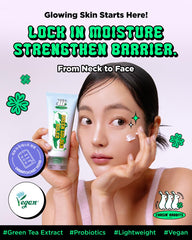 CHASIN' RABBITS Green Golden Ruler cream texture closeup highlights silky non-sticky feel.