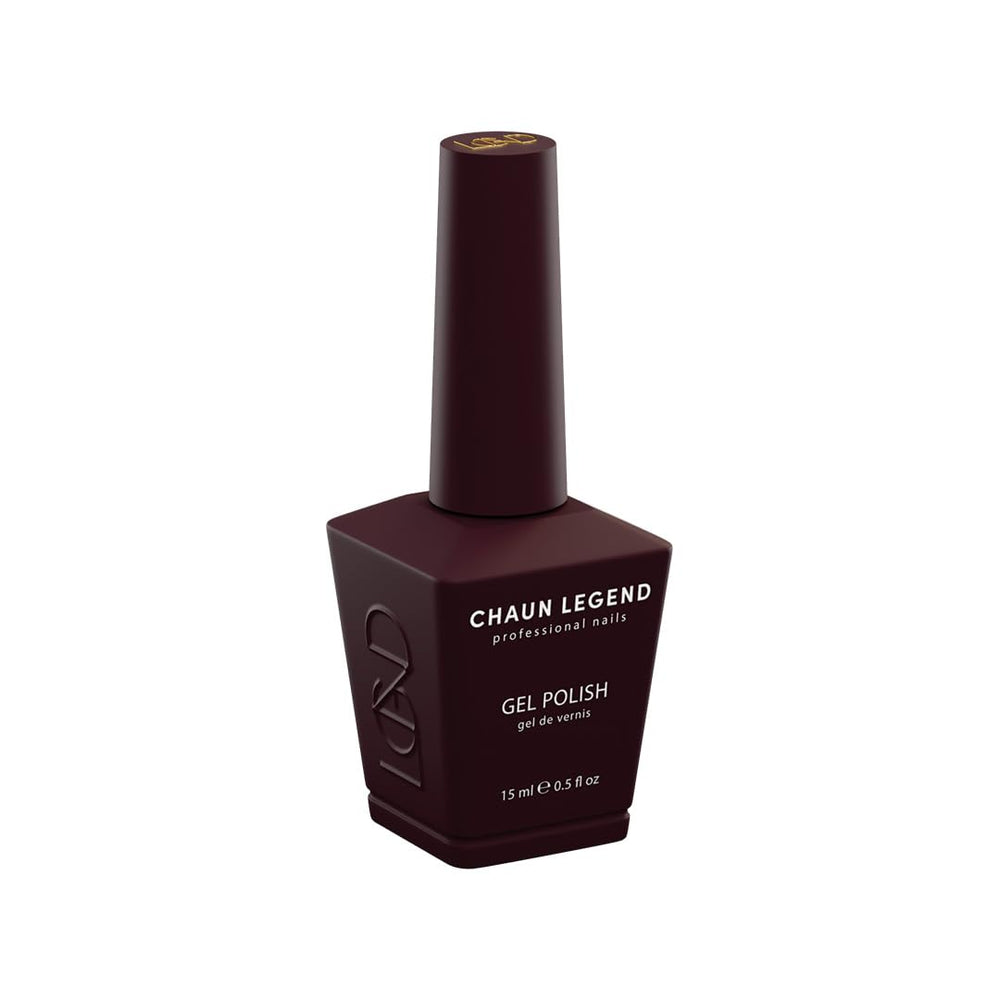 Chaun Legend Heart Beet LG5222 jet black bottle close-up showing glossy finish