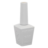 Chaun Legend Lactose Intolerant bottle closeup showing milky white gel polish for nails
