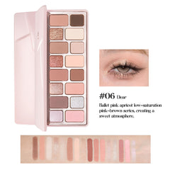 CHEERYEP Dear swatches reveal dusty rose, terracotta, and peach tones.