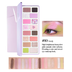 CHEERYEP Juicy Girl Edition swatch row demonstrates vibrant color payoff for playful looks