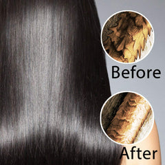 Chelly keratin application hair clip demonstrates easy, even distribution