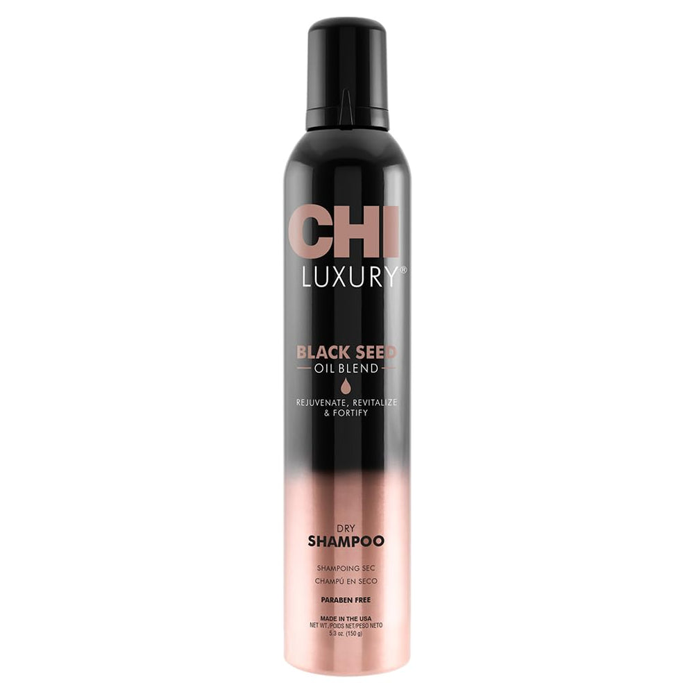 CHI shampooing sec Luxe huile graines noires - bouteille rafraîchit les racines et absorbe le sébum