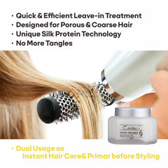 Chihtsai Instant Treatment displaying frizz-control on coarse hair