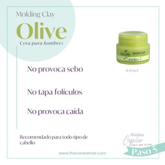 Chihtsai Olive Molding Clay texture close-up for flexible styling.