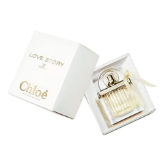 Chloe Love Story EDP box and bottle, perfect gift for romantic occasions.
