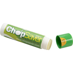 ChopSaver doctor-recommendation graphic signals trusted lip protection.