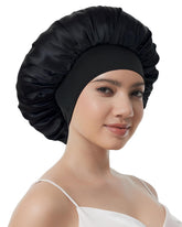 Choshion silk bonnet close-up of mulberry fabric for smooth hair
