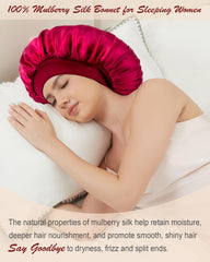 Choshion silk bonnet double-layer design adds durability and versatile styling.
