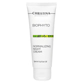 CHRISTINA Bio Phyto Normalizing Night Cream jar seals in moisture and barrier support overnight.