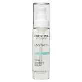 Christina Unstress Total Serenity serum bottle ready for daily calming use.