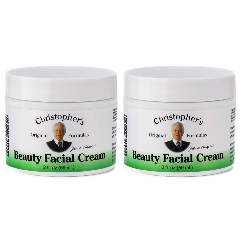 Christopher's Original Formulas Beauty Facial Cream jar front highlighting hydration for all skin types