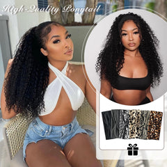 CHRSHN multi-layered ponytail design adds fullness for a bold everyday look.