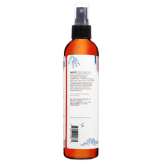CIBU anti-frizz smoothing spray mist close-up demonstrates even application.