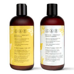 CIBU Repair + Protect conditioner bottle promises smoothing and moisture retention.