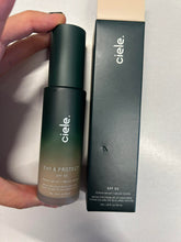 Ciele Tint & PROTECT SPF 50+ bottle pour shows weightless coverage and sun protection.