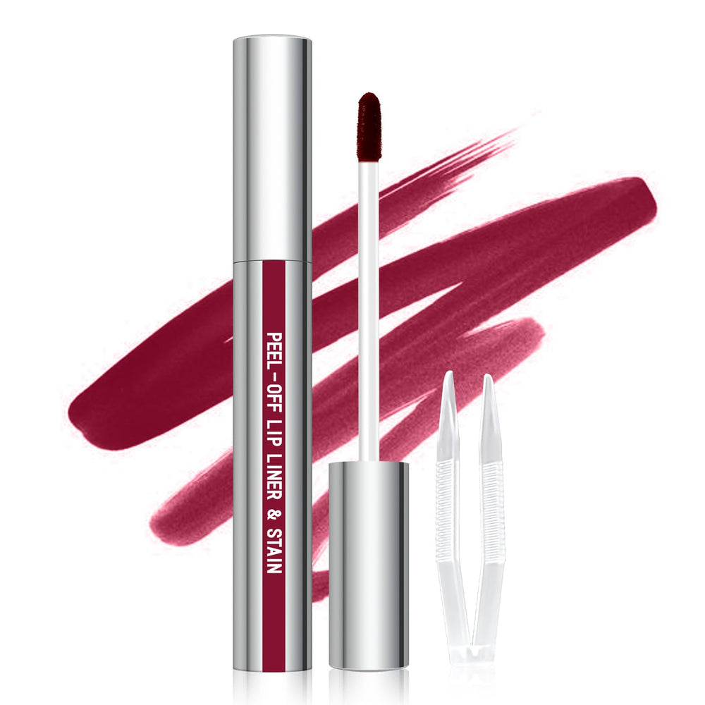 Cilrofelr Berry peel-off lip liner tube delivering bold color and long wear.