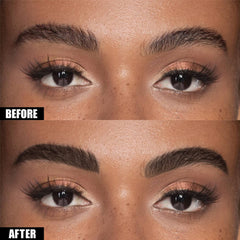 Cilrofelr Tattoo Brow Gel waterproof finish resists smudging during workouts.