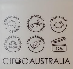 Ciroa Body Butter texture swatch, creamy and velvety on skin.