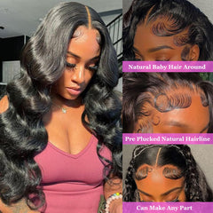 CITY GIRL hd transparent lace front close-up for seamless parting