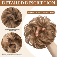 CJL HAIR heat-resistant synthetic fiber works with styling heat without damage.