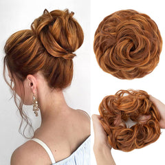 CJL HAIR large messy bun setup adds instant volume for everyday looks
